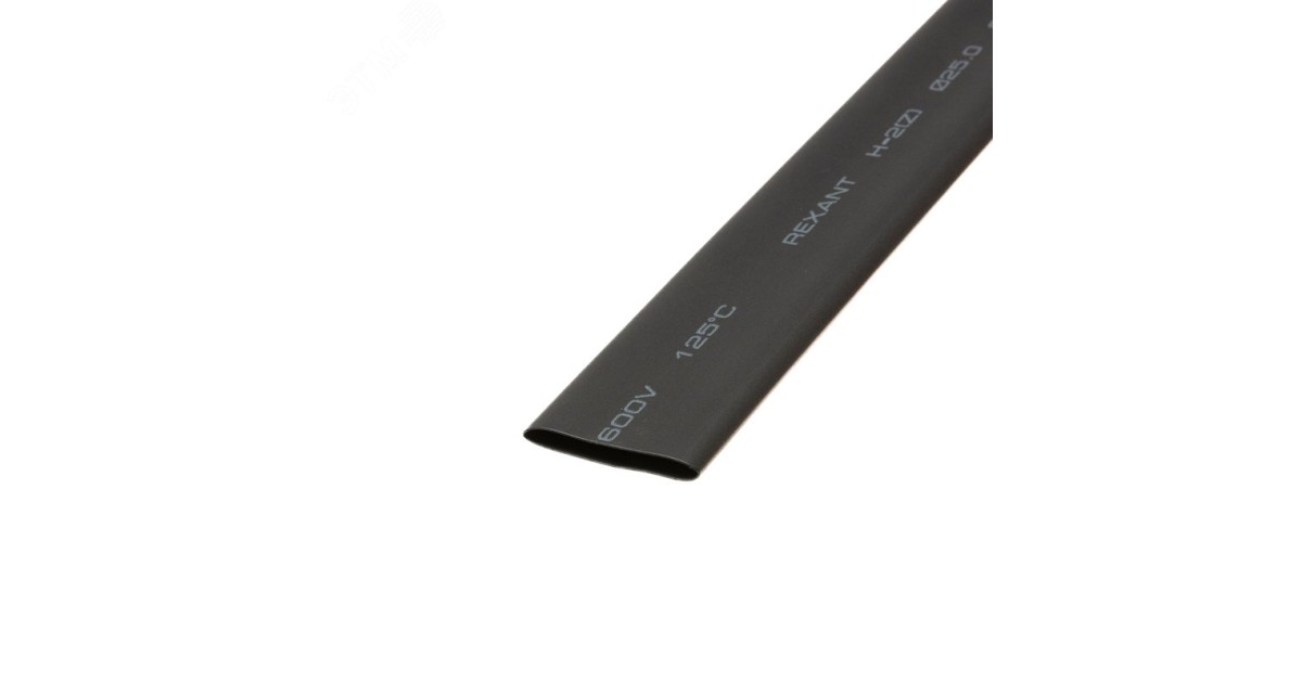Купить Трубка термоусадочная ТУТ нг 25,0/12,5 черная Rexant оптом в Москве