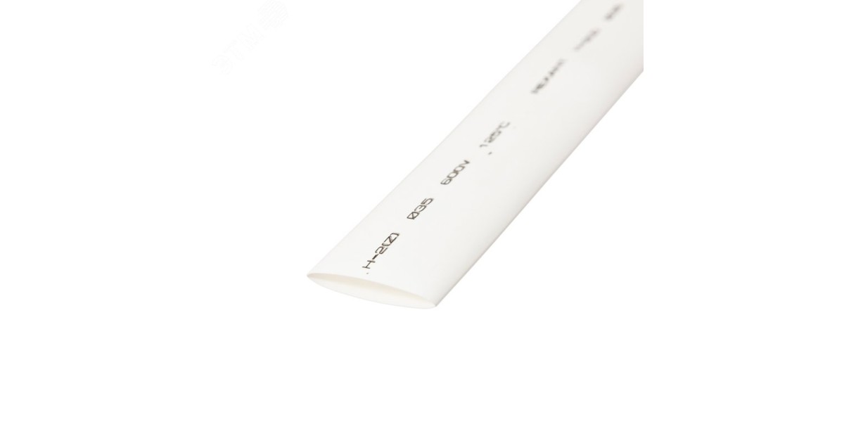 Купить Трубка термоусадочная ТУТ нг 35,0/17,5 белая Rexant оптом в Москве