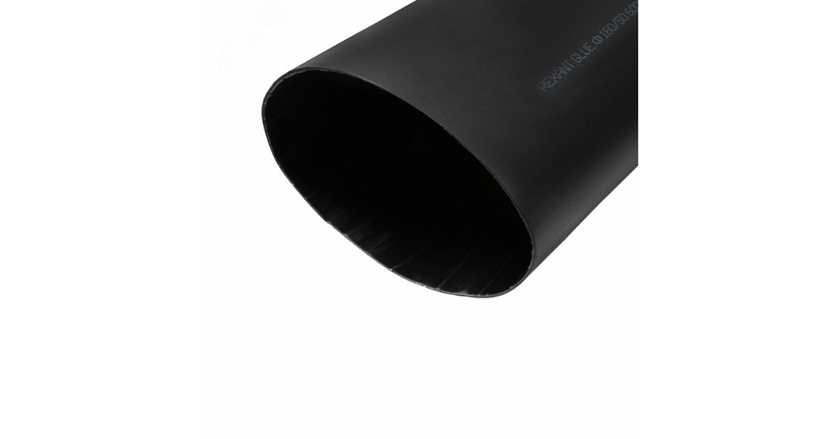 Купить Трубка термоусадочная тонкостен. 160.0/50.0 с клеем (3:1) 1м черн. 26-0160 Rexant оптом в Москве
