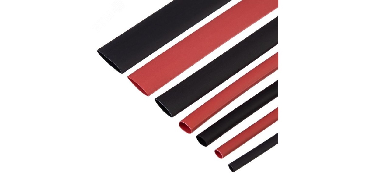 Купить Набор трубок термоусадочных тонкостен. №6 (МАКСИМУМ) разноцвет. 29-0106 Rexant оптом в Москве