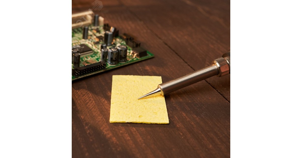 Купить Губка для очистки паяльных жал 56x36мм Rexant оптом в Москве