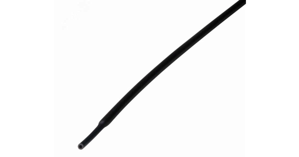 Купить Трубка термоусадочная ТУТ нг 1,0/0,5 черная Rexant оптом в Москве