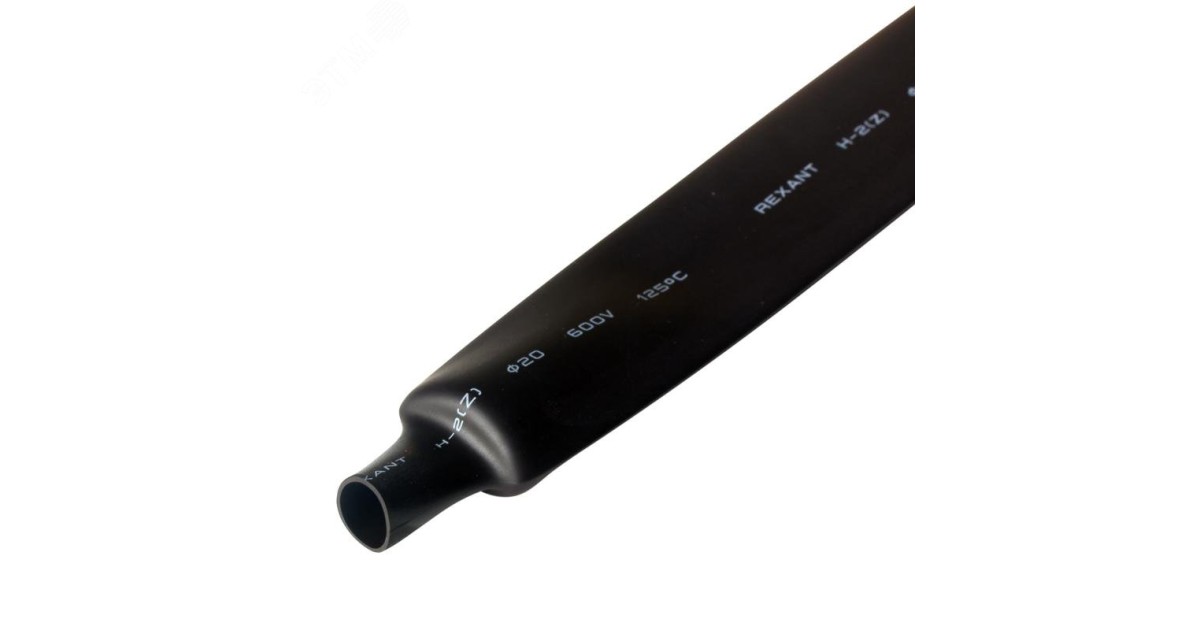 Купить Трубка термоусадочная ТУТ нг 20,0/10,0 черная Rexant оптом в Москве