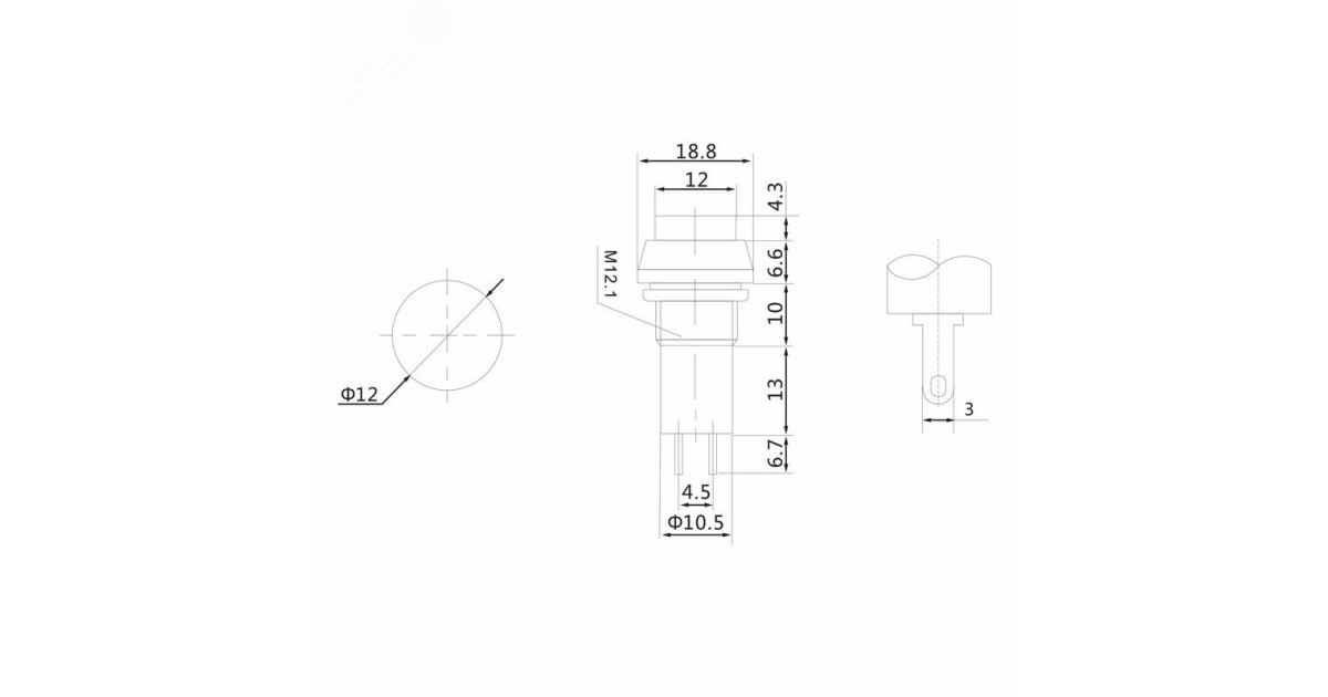 Купить PBS-11A красный Rexant оптом в Москве