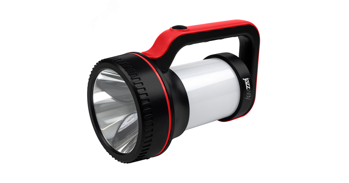 Купить Фонарь-прожектор светодиодный аккумуляторный Accu5-L 7W/L30-bk 4Li-ion 18650 1200мА.ч 2источника света IP20 5048874 Jazzway оптом в Москве