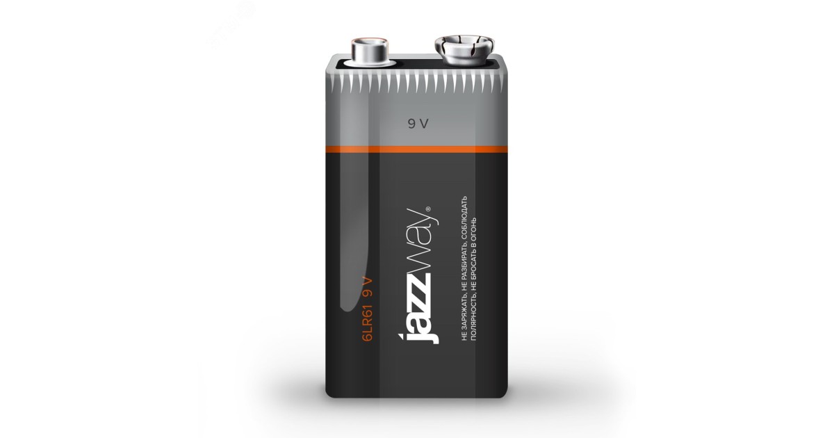 Купить Элемент питания 6LR61, крона JAZZway Ultra PLUS, блистер, 1 шт. 5005075 Jazzway оптом в Москве