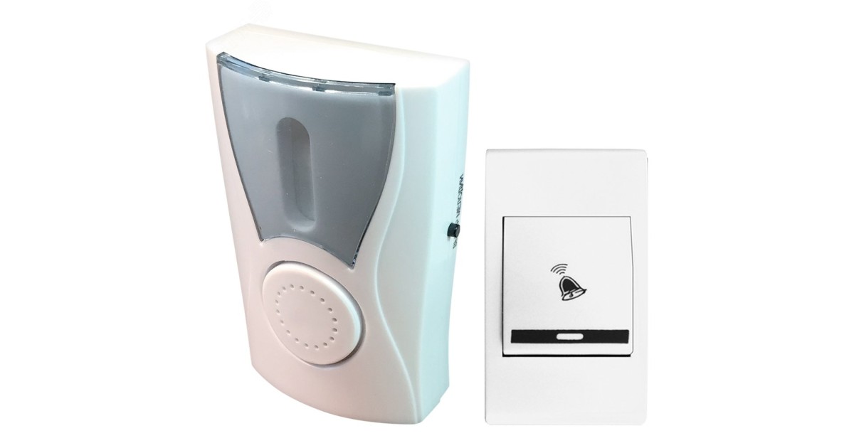 Купить Звонок беспроводной Болеро 32 мелодии, дальность 100 м, 2АААх1,5В 00-00000018 Тритон оптом в Москве