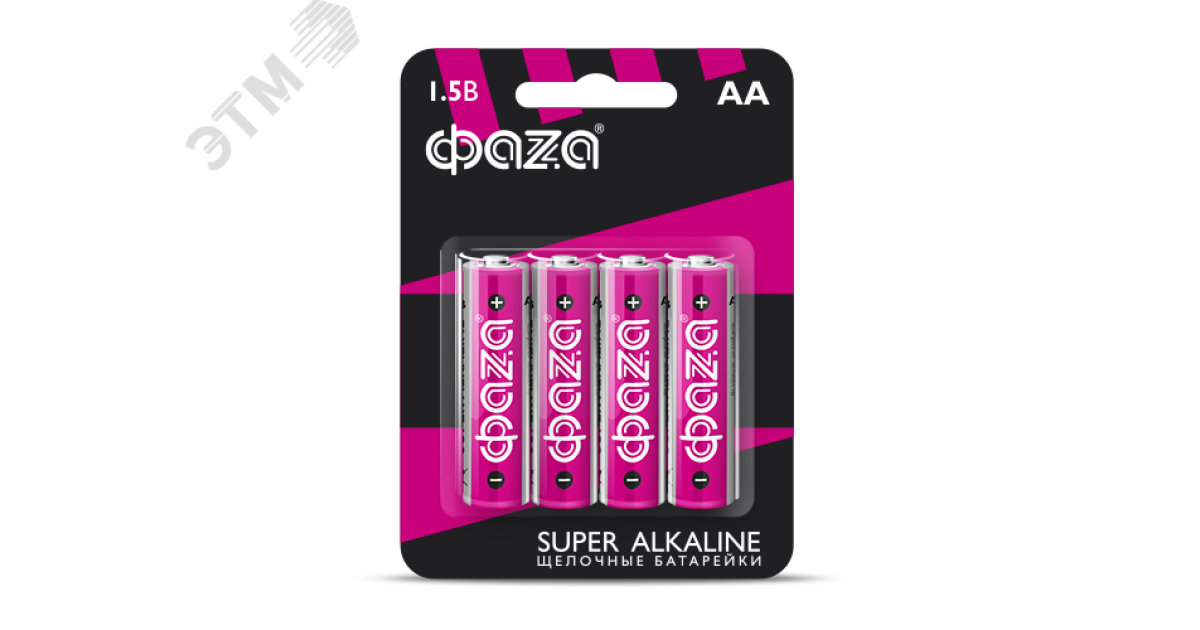 Купить Элемент питания LR 6 (AA) Super Alkaline блистер, 4 шт. 5000285 Jazzway оптом в Москве