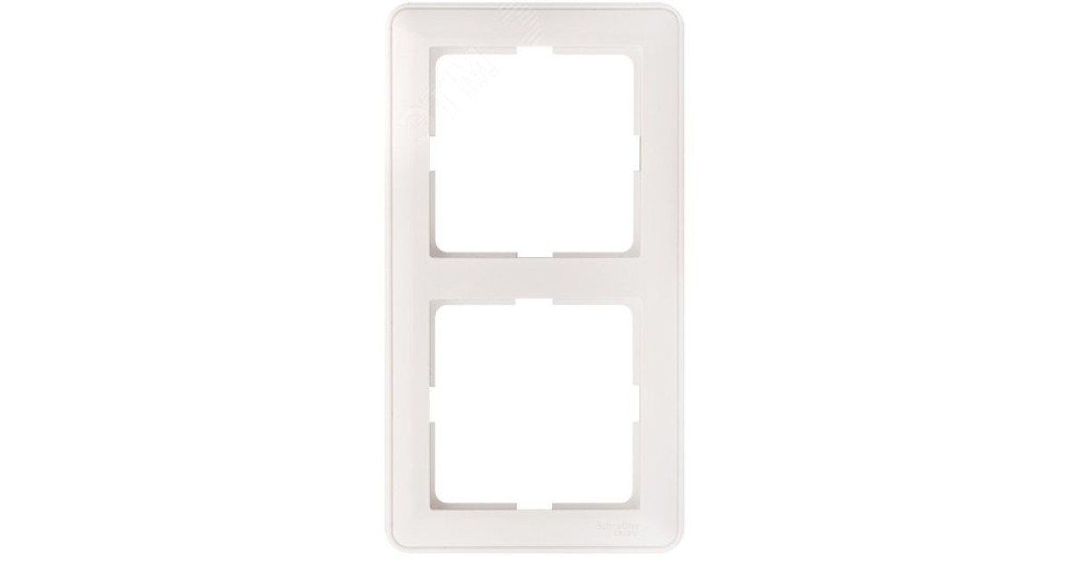 Купить Рамка 2-м W59 бел. SE (КД-2-18) KD-2-18 Systeme Electric оптом в Москве