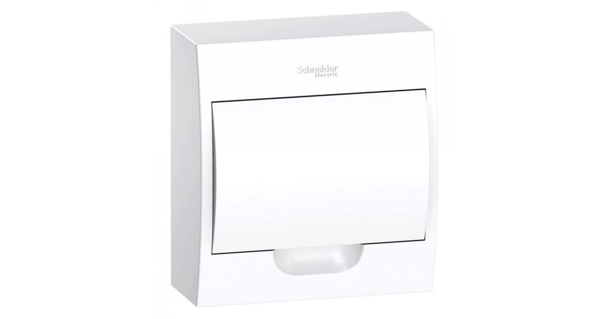 Купить Бокс навесной ОП City9 Box 1 ряд 8мод IP40 IK07 63А 2 клеммы с бел. дверцей SE EZ9E108P2SRU Systeme Electric оптом в Москве