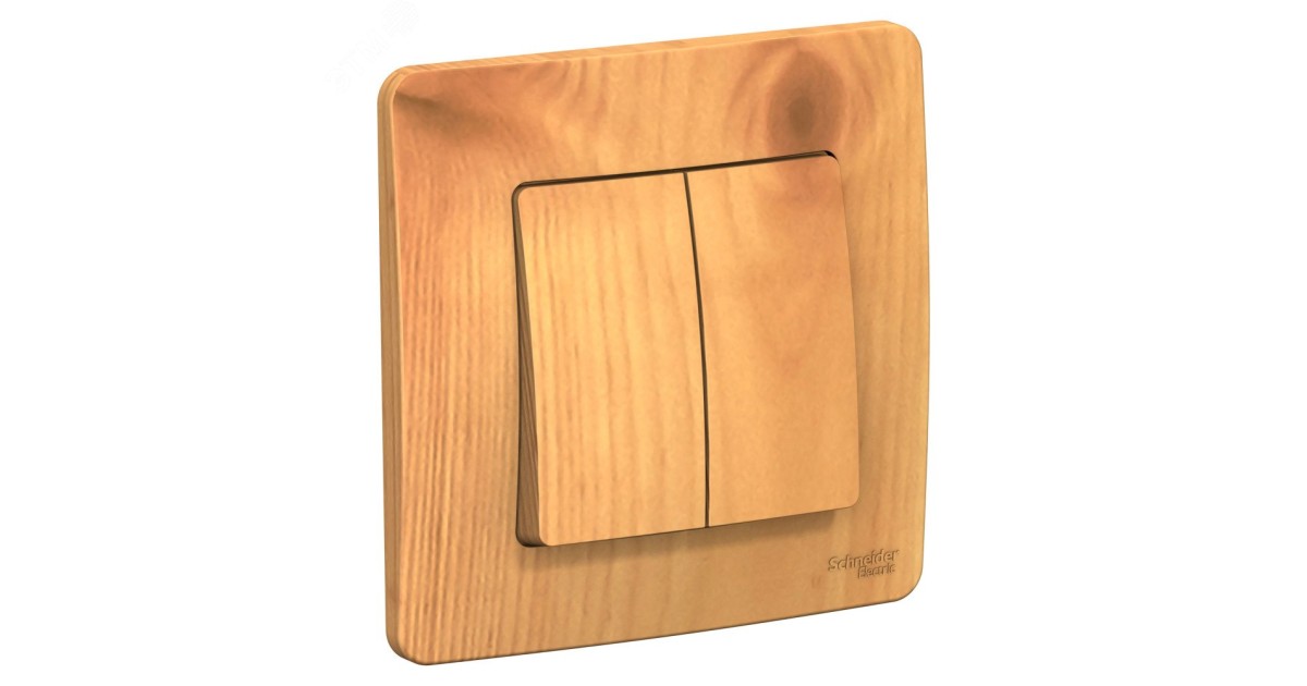 Купить Выключатель 2-кл. СП Blanca 10А IP20 (сх. 5) 250В ясень SE BLNVS010505 Systeme Electric оптом в Москве