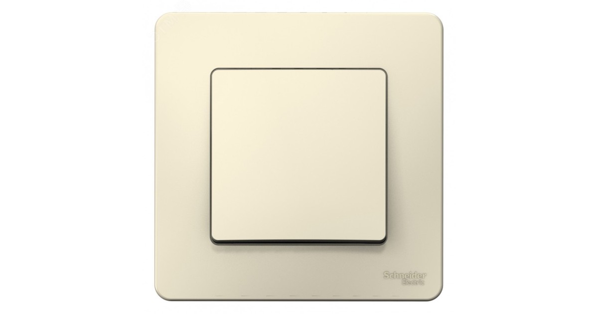 Купить Выключатель 1-кл. СП Blanca 10А IP20 (сх. 1) 250В молочн. SE BLNVS010102 Systeme Electric оптом в Москве