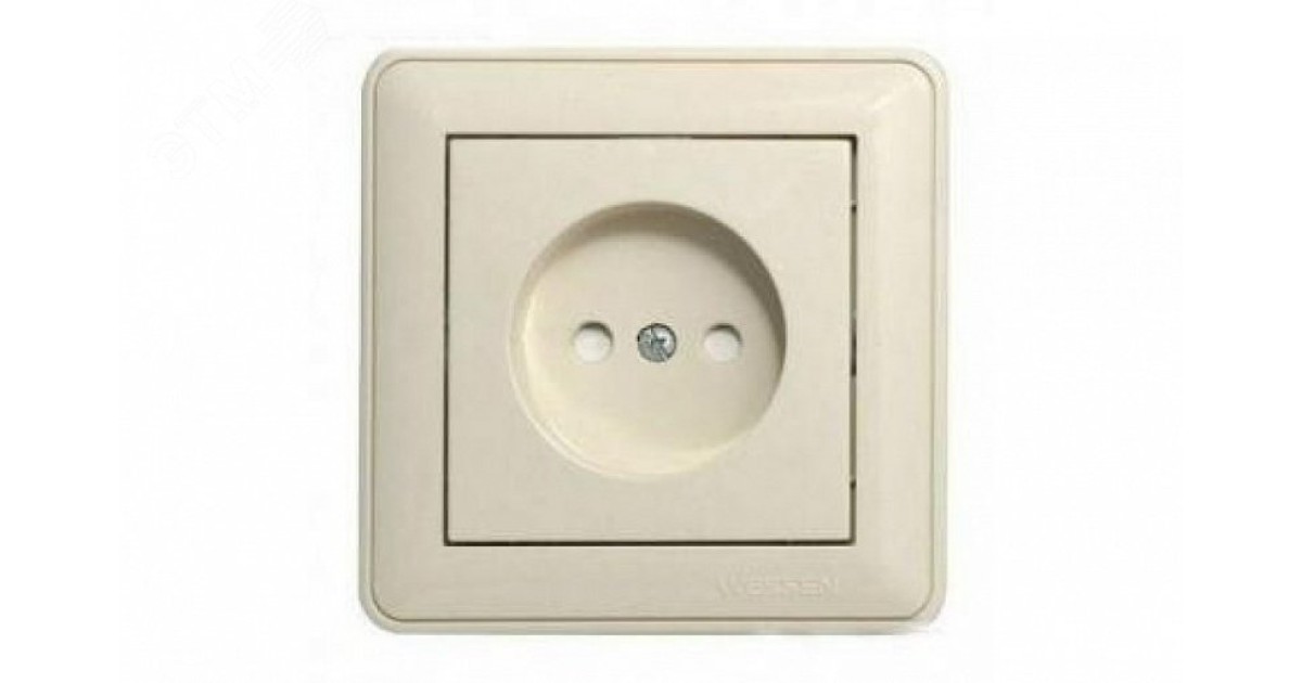 Купить Розетка 1-м СП W59 16А IP20 с заземл. защ. шторки в сборе сл. кость SE RS16-152-28 Systeme Electric оптом в Москве