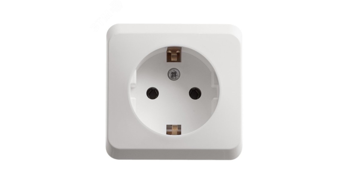 Купить Розетка 1-м ОП Этюд 16А IP20 250В с заземл. без защ. шторок бел. SE PA16-003B Systeme Electric оптом в Москве
