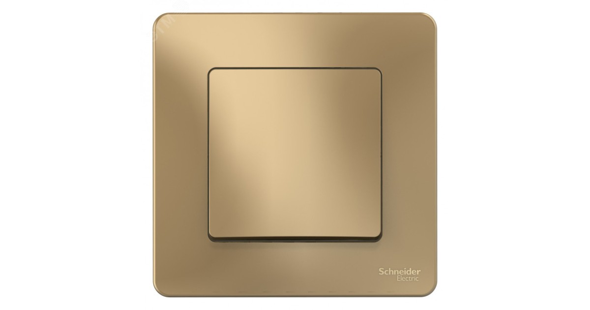 Купить Выключатель 1-кл. СП Blanca 10А IP20 (сх. 1) 250В титан SE BLNVS010104 Systeme Electric оптом в Москве