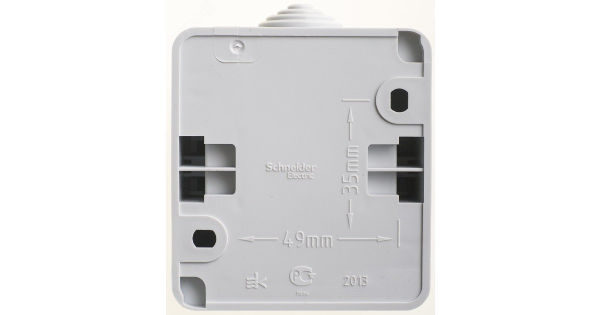 Купить ЭТЮД IP44 О/У 1-клавишный ВЫКЛЮЧАТЕЛЬ с подсветкой 10 АХ, СЕРЫЙ, Россия C3(2) BA10-045C Systeme Electric оптом в Москве