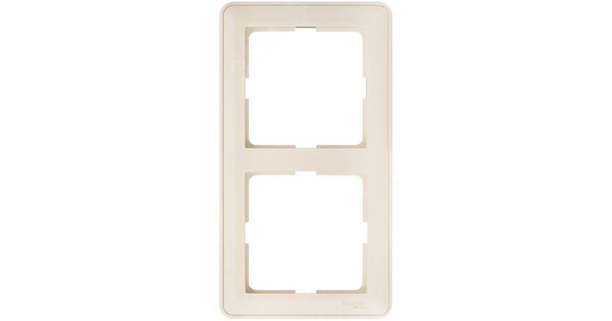 Купить Рамка 2-м W59 сл. кость SE KD-2-28 (КД-2-28) Systeme Electric оптом в Москве