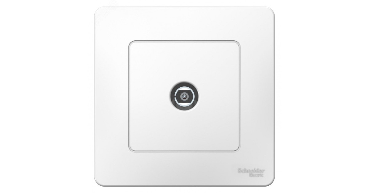 Купить Розетка телевизионная TV СП Blanca коннектор бел. SE BLNTS000011 Systeme Electric оптом в Москве