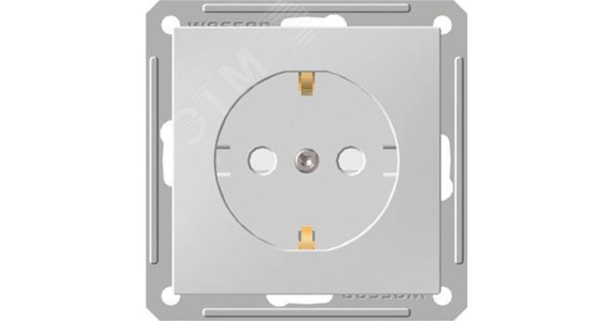 Купить Розетка 1-м СП W59 16А IP20 с заземл. защ. шторки механизм бел. SE RS16-152-1-86 Systeme Electric оптом в Москве