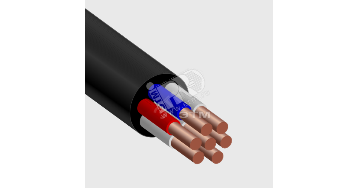 Купить Кабель контрольный КВВГнг (А) LS 7*1 ТРТС 77055001115 Элпрокабель оптом в Москве