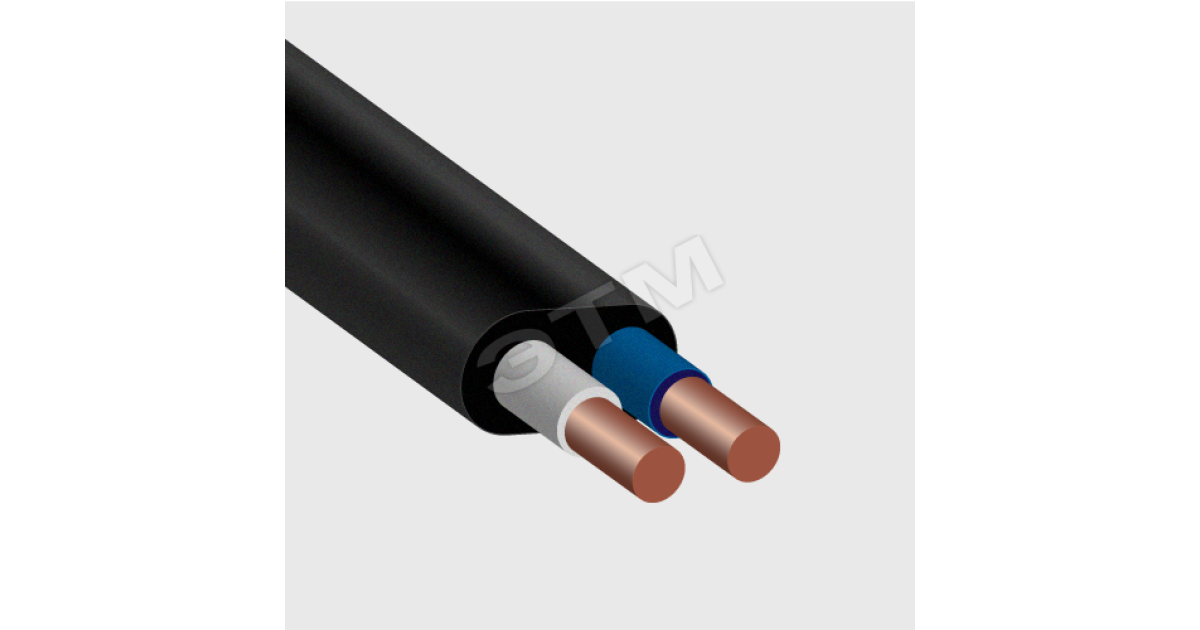 Купить Кабель силовой ВВГнг(А)-LSLTx 2х1.5-0.66 плоский 77055000911 Элпрокабель оптом в Москве