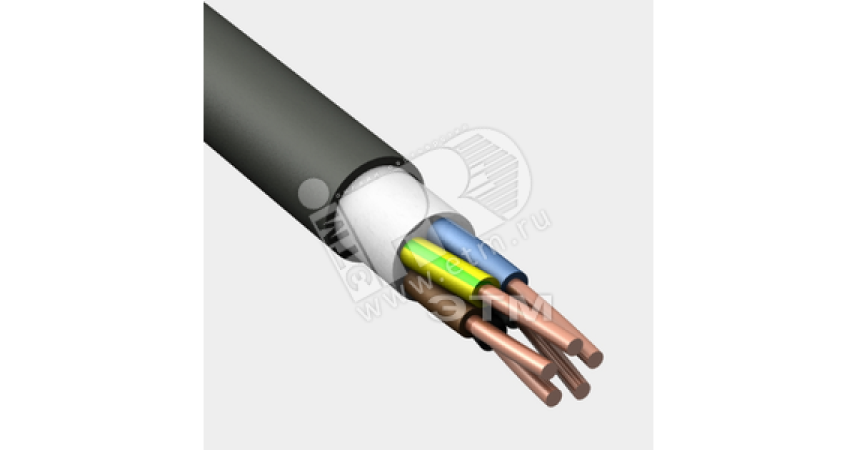 Купить Кабель силовой ВВГнг(А)-LSLTx 5х2.5-0.66 круглый 77055000902 Элпрокабель оптом в Москве
