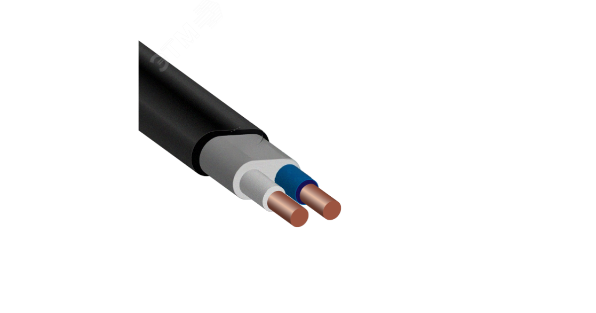 Купить Кабель ВВГ-Пнг(А)-LS 2х1.5 ОК (N) 0.66кВ (уп.100м) TR3113 Радиус оптом в Москве