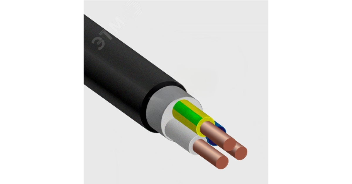 Купить Кабель ВВГнг(А)-LS 3х2.5 ОК (N PE) 0.66кВ (уп.100м) TR5127 Радиус оптом в Москве