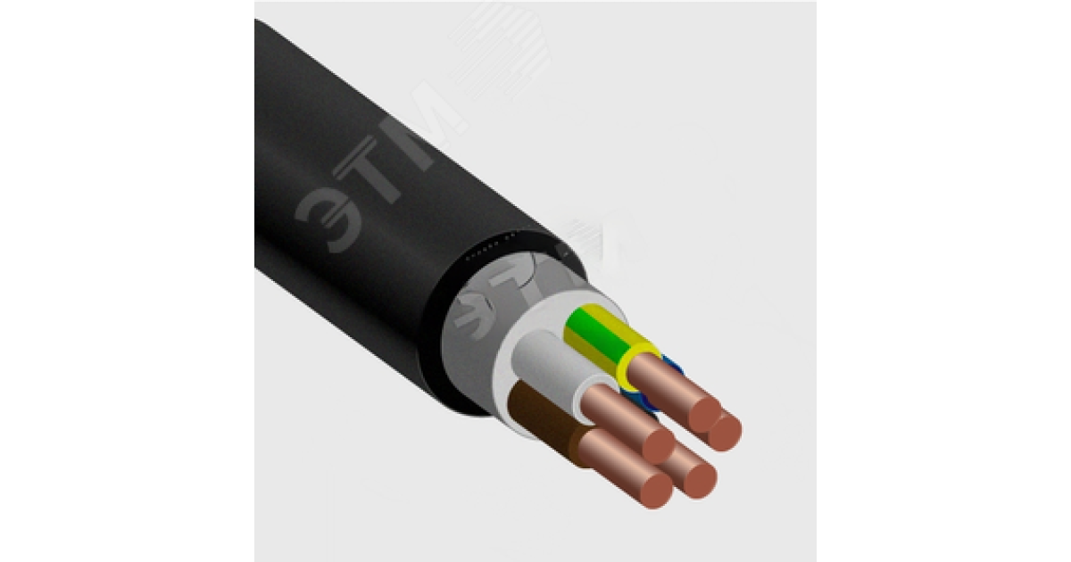 Купить Кабель ВВГнг(А)-LS 5х4 ОК (N PE) 0.66кВ (м) 656746 АЛЬФАКАБЕЛЬ оптом в Москве