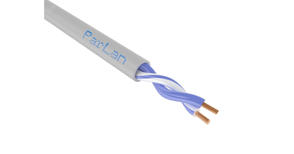 Купить Витая пара ParLan U/UTP Cat 5e 1х2х0.52 PVC 100009 Паритет оптом в Москве