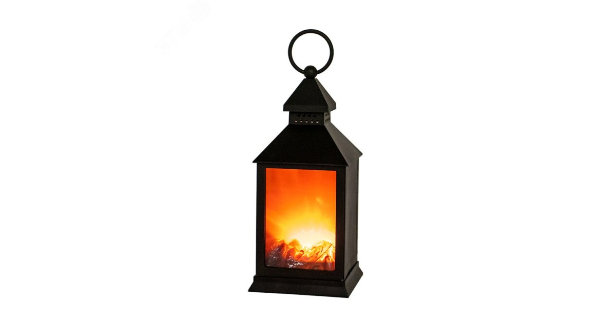 Купить Светодиодный камин Волшебный фонарь с эффектом живого огня 11х11х24,5 см, батарейки 3хАА (не в комплекте) 511-026 NEON-NIGHT оптом в Москве