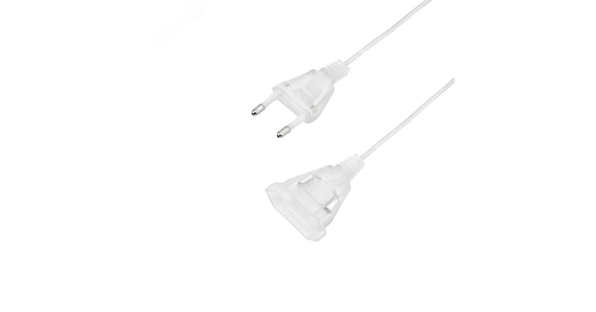 Купить Удлинитель 3м для подключения домашних гирлянд провод прозр. ПВХ Neon-Night 315-424 NEON-NIGHT оптом в Москве