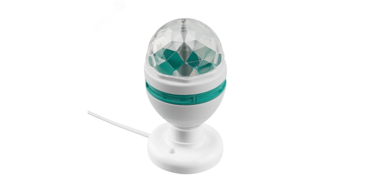 Купить Диско-лампа светодиодная e27, подставка с цоколем e27 в комплекте, 230 В 601-251 NEON-NIGHT оптом в Москве