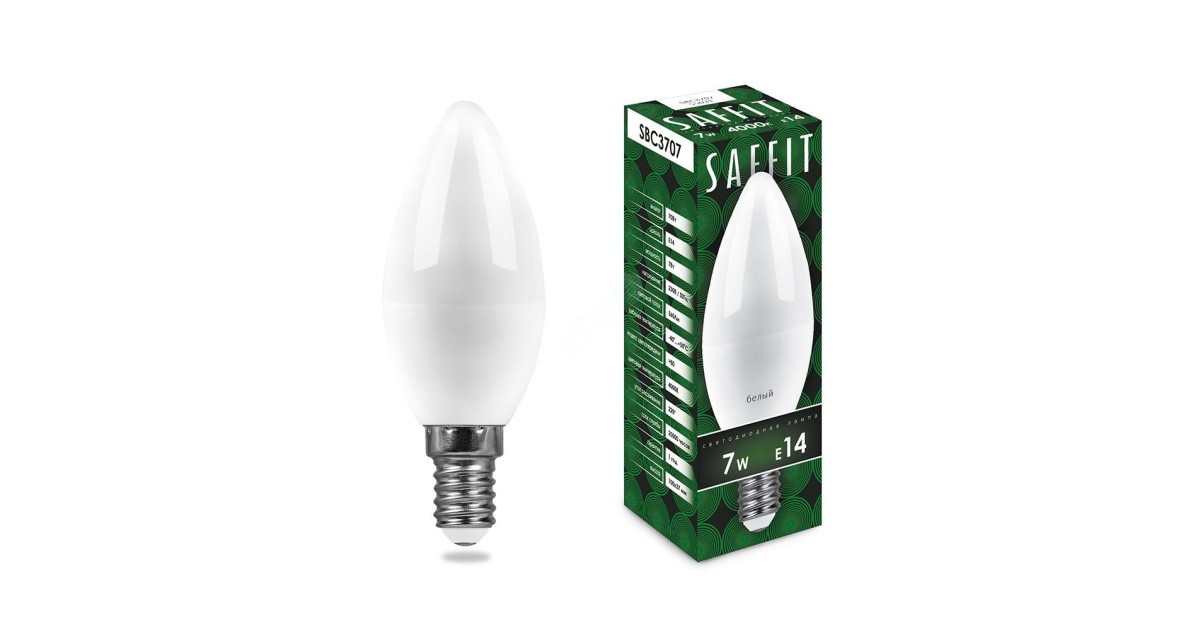 Купить Лампа светодиодная LED 7вт E14 белый матовая свеча 55031 Feron оптом в Москве