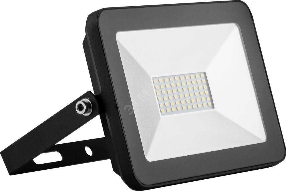 Прожектор светодиодный ДО-30w 6400К 2700Лм IP65 черный 55065 - Feron
