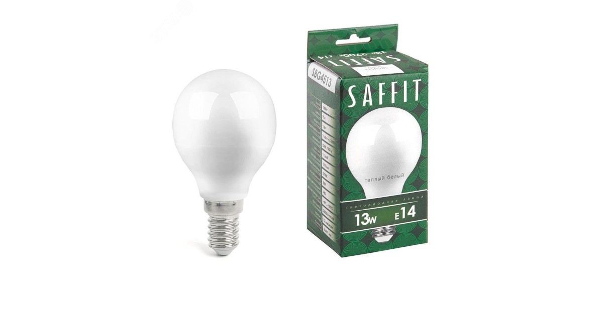 Купить Лампа светодиодная LED 13вт Е14 теплый матовый шар 55157 Feron оптом в Москве