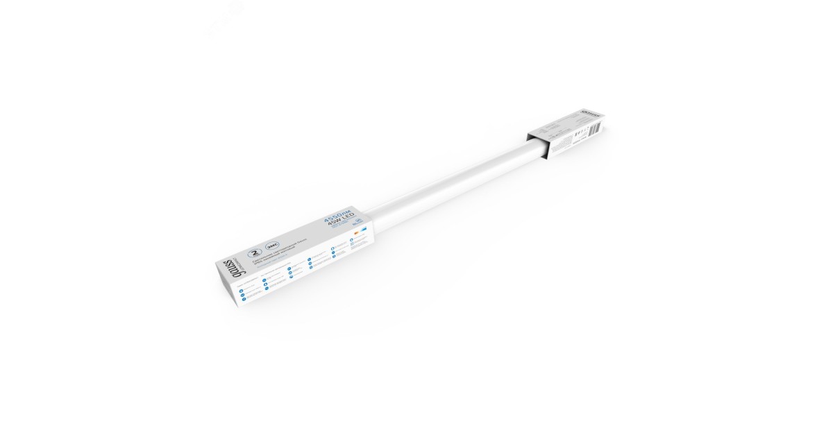 Купить Св-к светодиодный IP65 590*40*30мм 18Вт 1300lm 4000К линейн. мат. 1/20 143424218 Gauss оптом в Москве