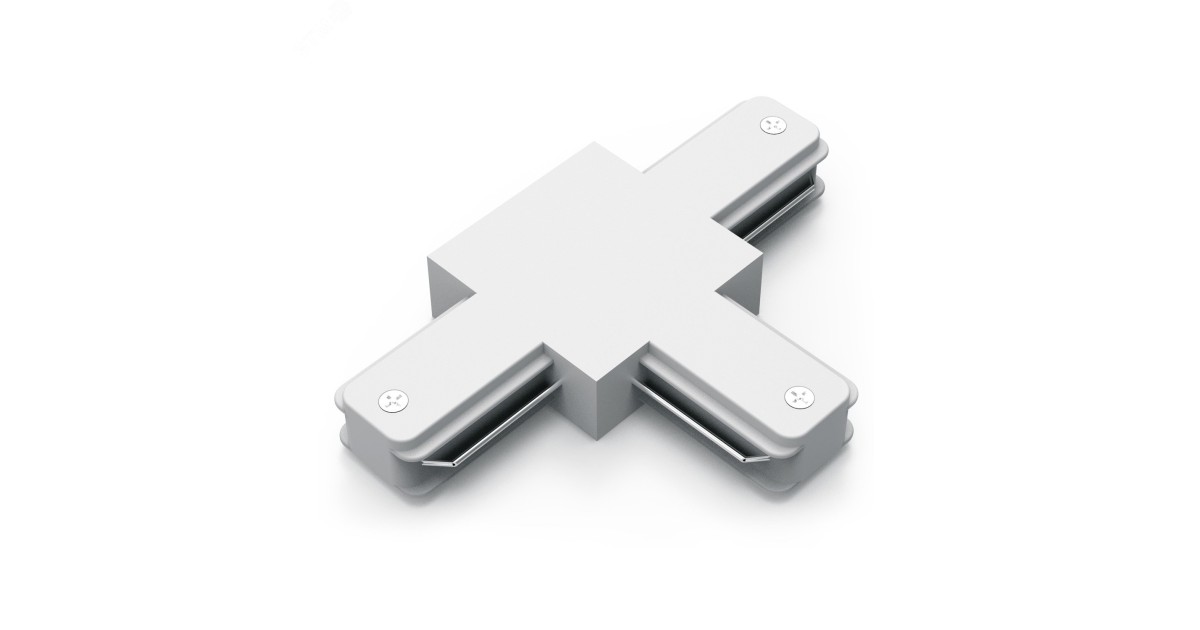 Купить Коннектор Track однофазный для трековых шинопроводов (T) бел. TR110 Gauss оптом в Москве