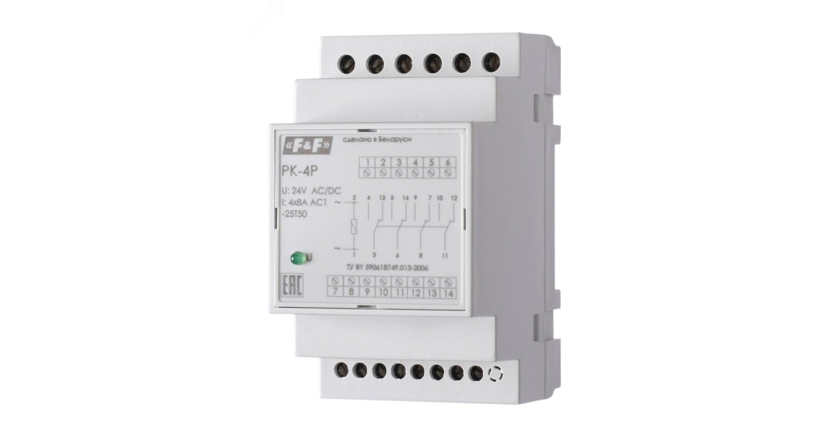 Купить Реле электромагнитное PK-4P 220 EA06.001.026 Евроавтоматика оптом в Москве