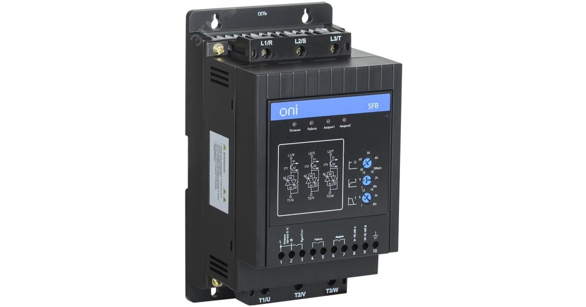 Купить Устройство плавного пуска SFB 3Ф 380В 11кВт 22A Uупр 110-220В SFB-33-11-A-00 IEK оптом в Москве