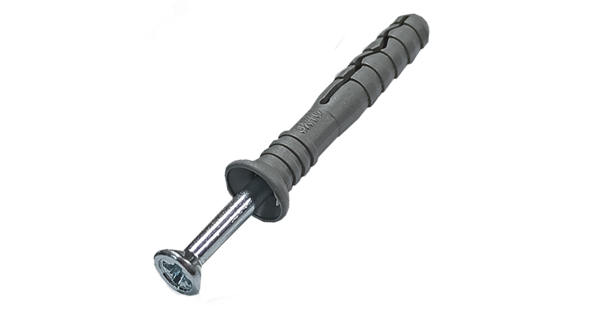 Купить Дюбель-гвоздь 6х40 потайной бортик полипропилен   2000шт 312607 Руфкомплект оптом в Москве