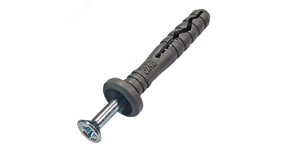 Купить Дюбель-гвоздь 6х40 грибовидный бортик полипропилен 2000шт 312606 Руфкомплект оптом в Москве