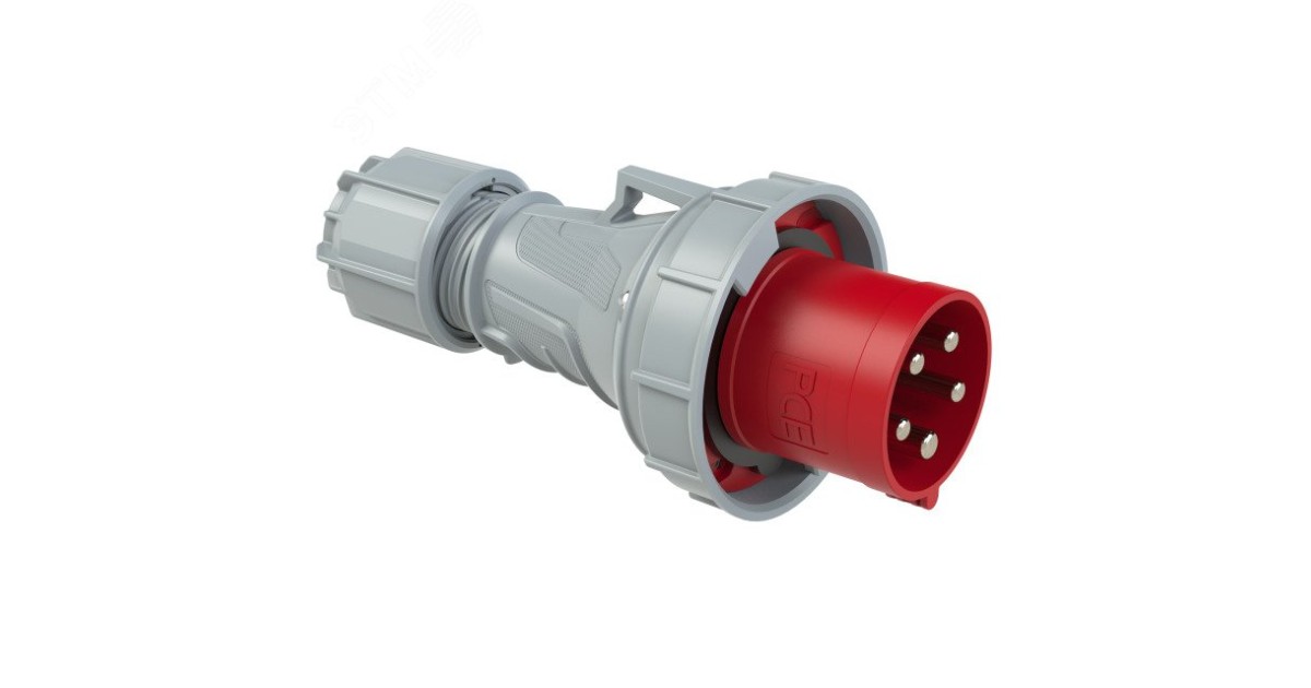 Купить Вилка кабельная 63А/400V/3P+N+E/IP67 00-00002088 ALPENBOX оптом в Москве