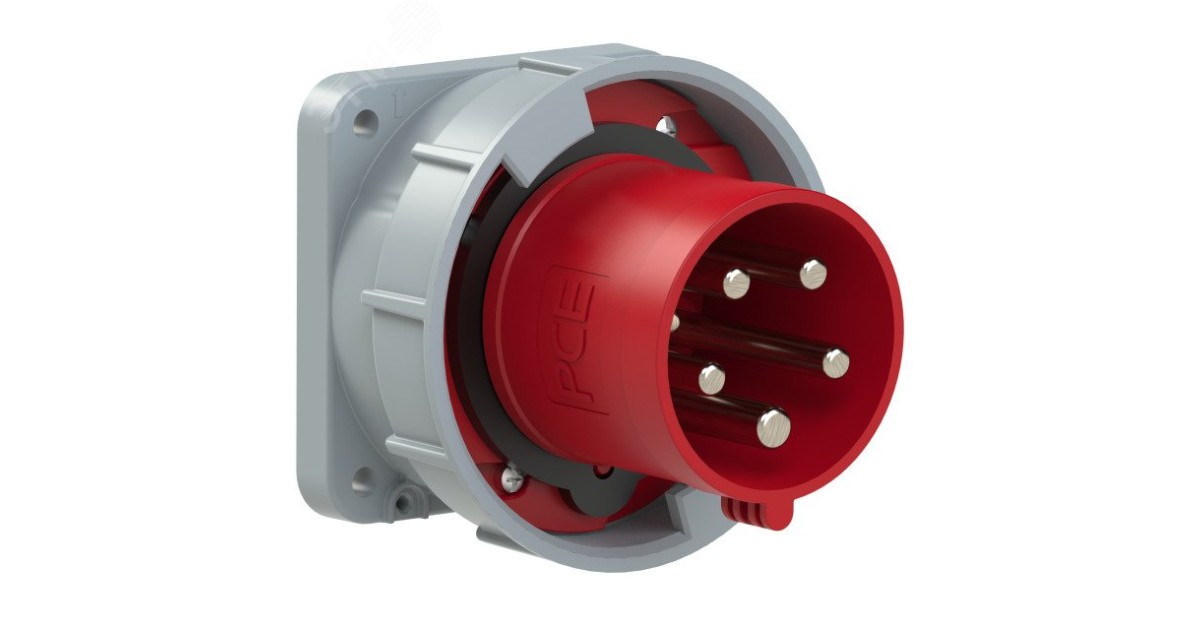 Купить Вилка встраиваемая 63А/400V/3P+N+E/IP67 00-00002293 ALPENBOX оптом в Москве