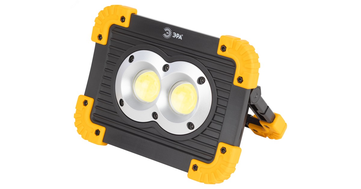 Купить Фонарь-прожектор аккумуляторный Рабочие Практик PA-803 COB 10Вт + LED 3Вт 4 режима аккум./элементы питания Б0054037 Эра оптом в Москве