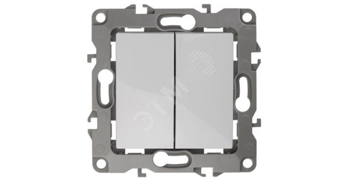 Купить Выключатель 2-кл. СП Эра12 12-1104-01 10А IP20 250В 10AX механизм бел. Б0014645 Эра оптом в Москве