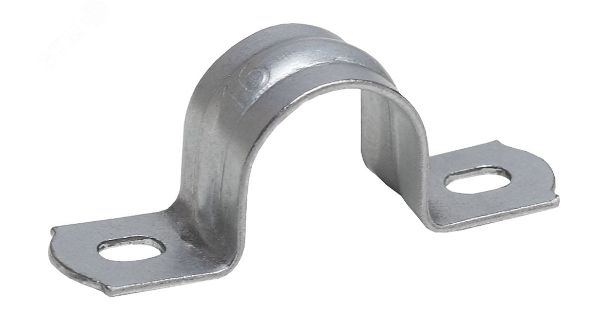 Купить Скоба металлическая двухлапковая d 31-32мм (уп.50шт) ЭРА Б0036430 Эра оптом в Москве