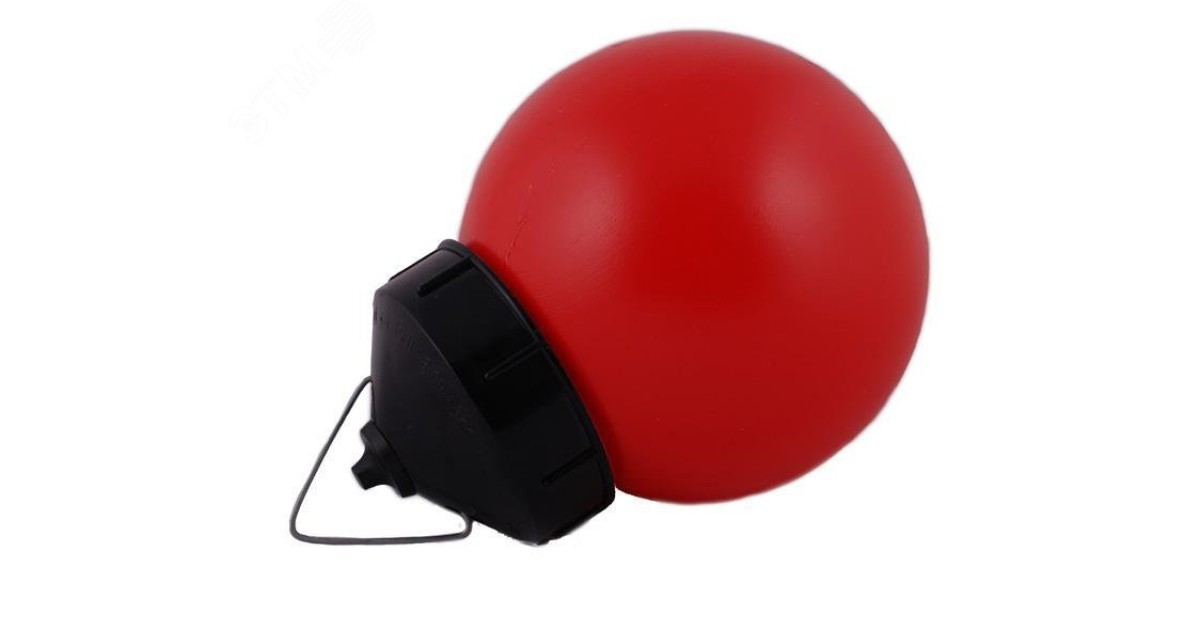 Купить Светильник НСП 01-60-003 подвесной Гранат полиэтилен IP44 E27 max 60Вт шар красный Б0052012 Эра оптом в Москве