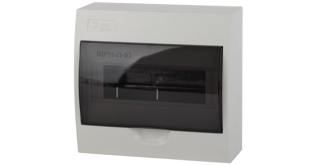 Купить Бокс ЩРН-П-10 мод. навесной пластик IP41 SIMPLE NO-box_simple-plastic_10_surface Б0041524 Эра оптом в Москве