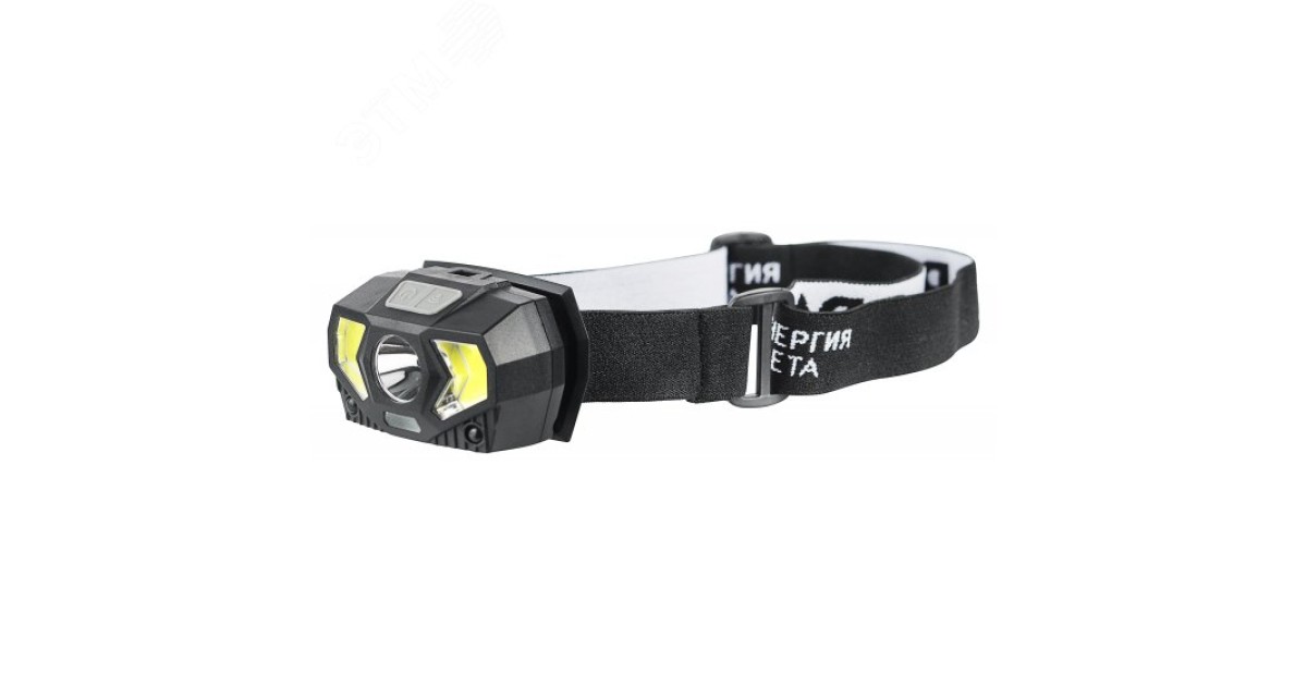 Купить Фонарь светодиодный налобный GB-608 на батарейках 3xAAA 5Вт 7 реж. черн. Б0052319 Эра оптом в Москве